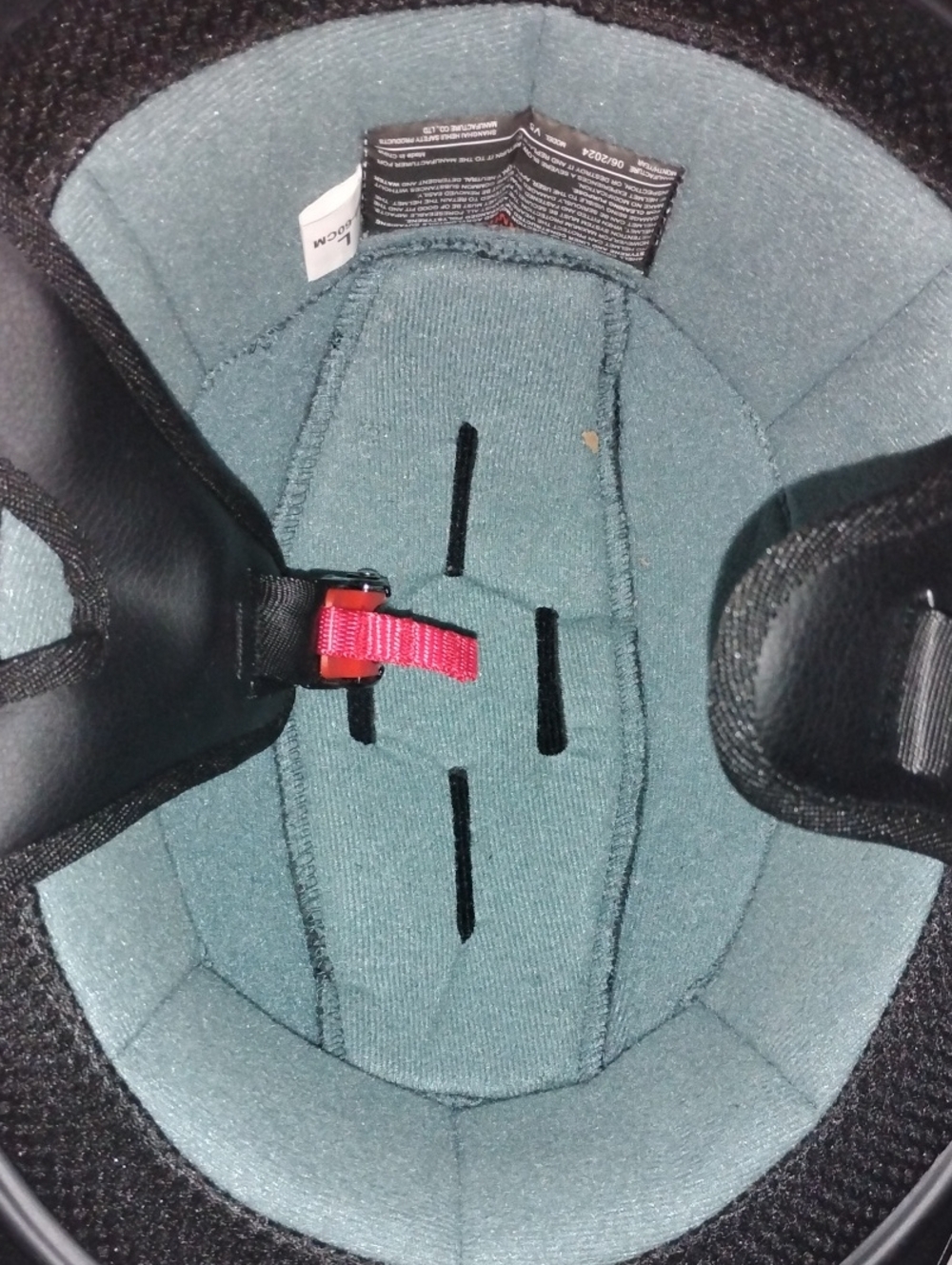 VR Headset Comfort Padding Replacement - Teal Interior with Red Strap